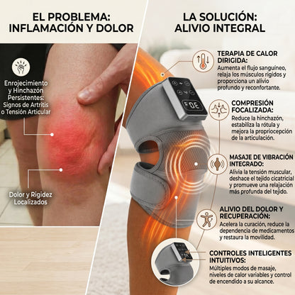 Masajeador | Terapia de calor y vibración para tus rodillas